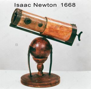 telescopio reflector de Isaac Newton