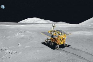 rover chino aterriza en la luna