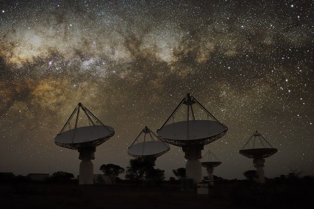 observatorio telescopico ASKAP-australia detecta ráfagas de radio