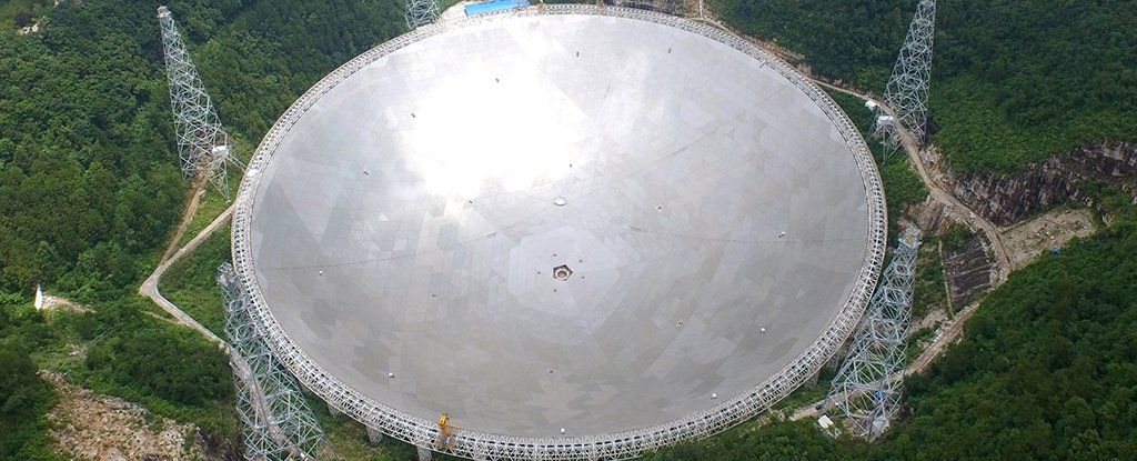 Telescopio chino Fast Aperture Spherical Radio Telescope (FAST)