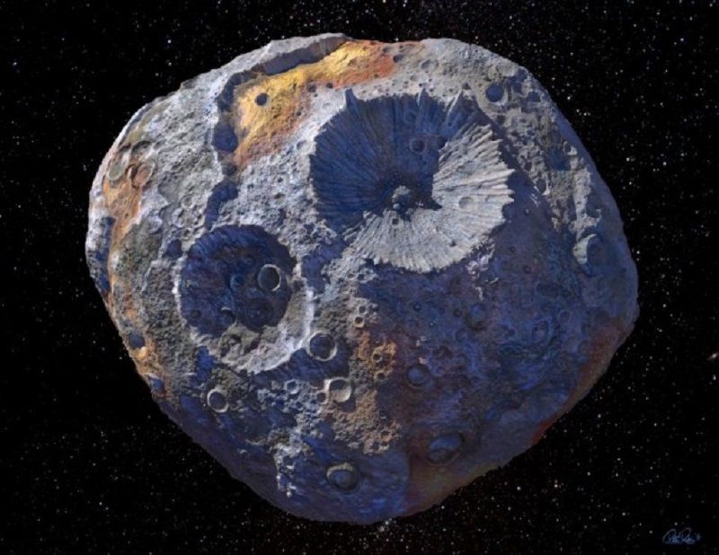 psyche 16 Asteroide de metal